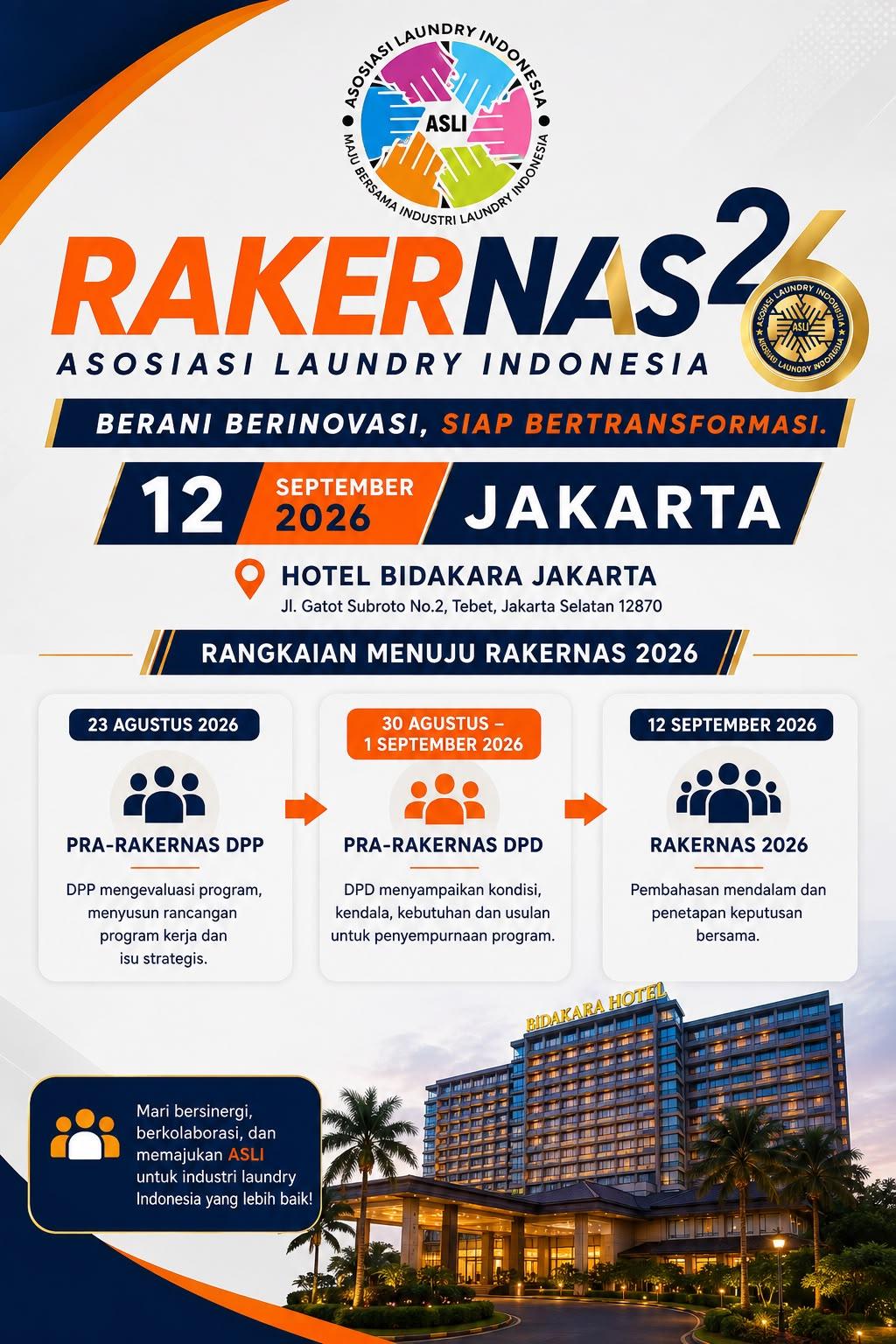 RAKERNAS ASOSIASI LAUNDRY INDOENSIA 2026