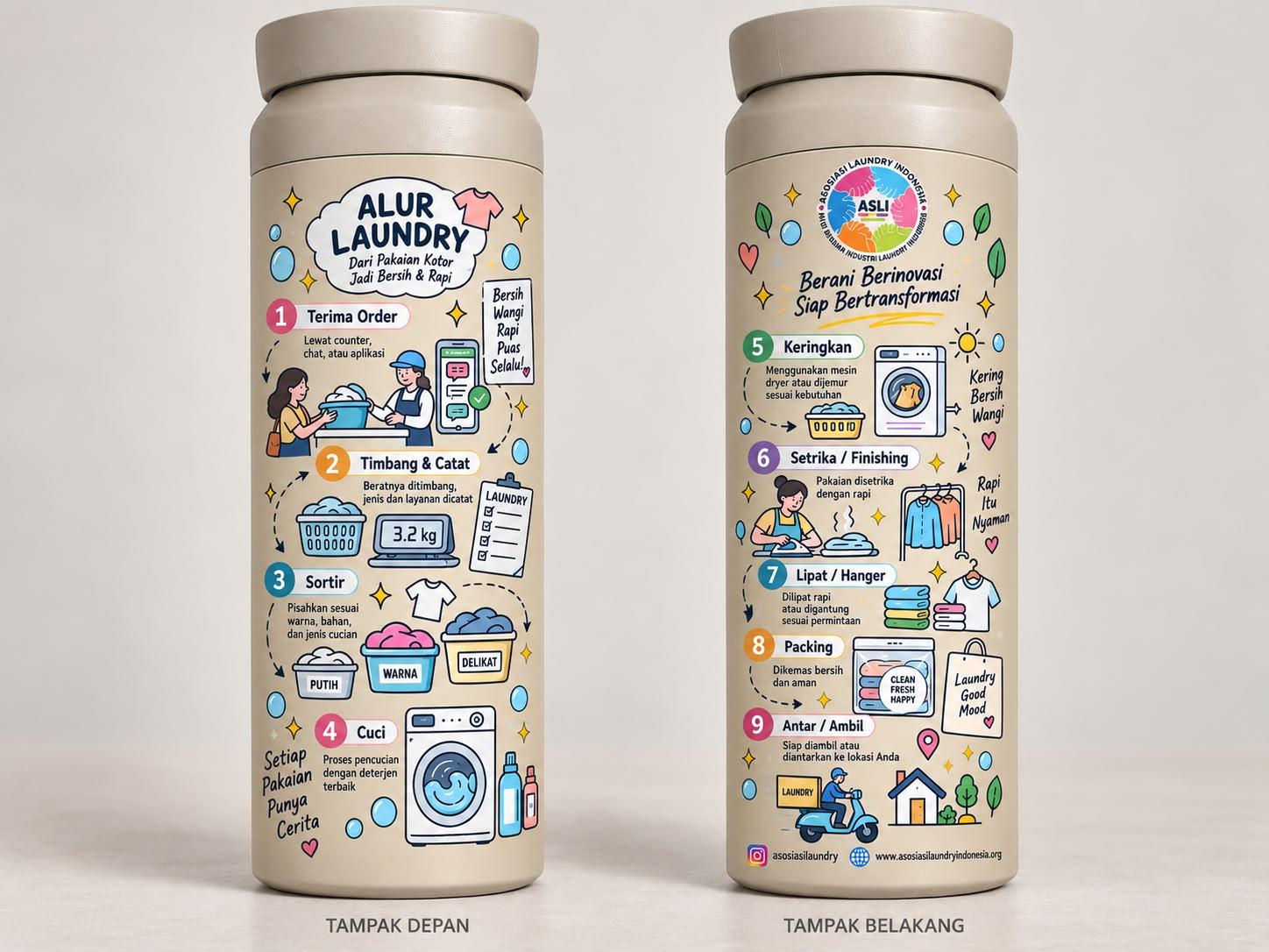 PRE-ORDER OFFICIAL MERCHANDISE KOPDARNAS ASLI 2026 - TUMBLER  ASLI 400 ml
